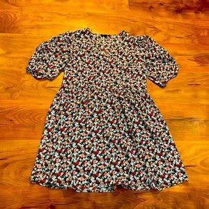 Staccato M flower summer sun dress